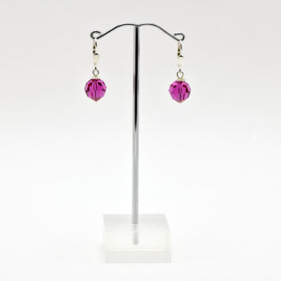 Boucles d’oreille boule en cristal